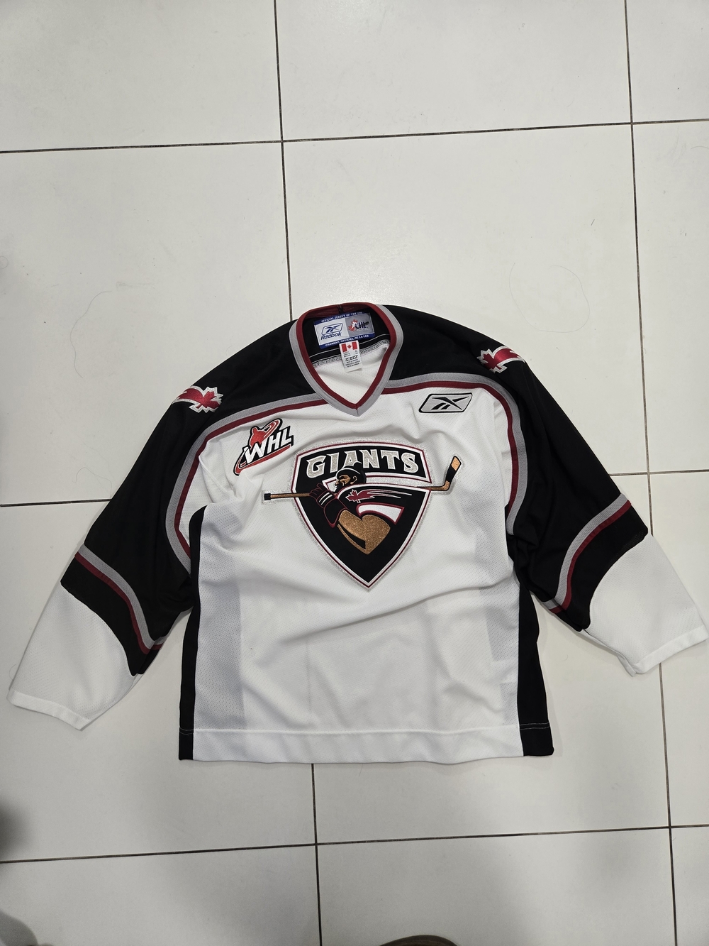 Reebok CCM Giants Hockey Jersey Size XL